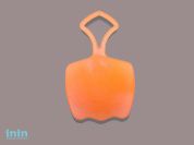 Ледянка Зайка Пластик цвета в ассортименте 40х25см, ТМ Fani Sani (цвета в ассортименте)