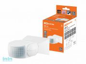 Датчик движения настенный ДДС-05 1200Вт, 10-420с, 12м , 3+лк, 180гр,  IP65, TDM