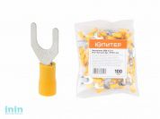 Наконечник НВИ 6,0-8 вилка  (4,0 - 6,0 мм2) (100 шт) Юпитер (ЮПИТЕР)