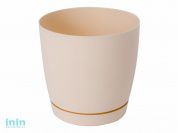 Горшок для цветов 3 л, Фрезия 2, бежевый, GARDENPLAST