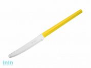 Нож столовый, серия MILLENIUN, желтый, DI SOLLE (Длина: 213 мм, длина лезвия: 101 мм, толщина: 0,8 мм. Прочная пластиковая ручка.)