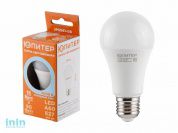 Лампа светодиодная A60 СТАНДАРТ 11 Вт 170-240В E27 4000К ЮПИТЕР (90 Вт аналог лампы накал., 960Лм, нейтральный белый свет)