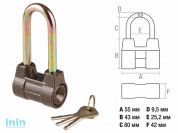 Замок навесной 55мм STARTUL MASTER (ST9092-55)