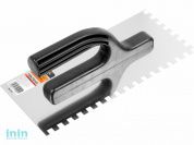 Гладилка нерж. 130х270мм зуб 6х6мм STARTUL MASTER (ST1050-26) (для нанесения клея плиточного, клея для блоков)