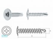 Саморез 4.2х51 мм с прессшайбой, цинк, со сверлом (50 шт в пласт. конт.) STARFIX