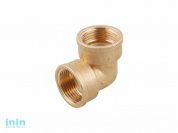 Колено вн. 1", Цветлит (уголок латунный м-м 1)