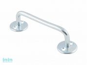 Ручка-скоба 80 мм, белый цинк STARFIX