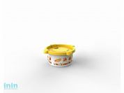 Контейнер для СВЧ Good day 0,35 л, солнечный, BEROSSI (Изделие из пластмассы. Размер 139 х 137 х 62 мм)