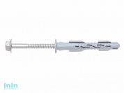 Дюбель рамный 10х120 мм нейлон, гриб, с шурупом (20 шт в карт. уп.) STARFIX