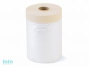 Пленка защитная с бумажной клейкой лентой 55смх33м COLOR EXPERT (для внутренних работ, укрывная)