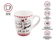 Кружка керамическая, 360 мл., LOVE KITTY-3, PERFECTO LINEA (30-063013)