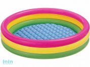 Надувной детский бассейн Отблеск заката, 147х33 см, INTEX (от 2 лет)