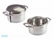 Кастрюля из нерж.стали, 1.8 л, ф 16 x 9, серия MILAGROS (Милагрос), PERFECTO LINEA