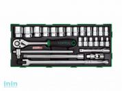 Набор-сет головок с принадлежностями 25предм. TOPTUL (GTB2504)