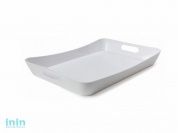 Поднос Rondo (Рондо), снежно-белый, BEROSSI (Изделие из пластмассы. Размер 422 х 282 х 52 мм)