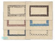 Коврик хлопковый "Орнамент", 50х80 см, VORTEX (цвета в ассортименте) (ВОРТЕКС)