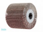 Щетка лепестковая 100х120 мм P80 WORTEX (диаметр 120 мм, ширина 100 мм, посадочный диаметр 19 мм, зерн. 80)