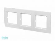 Рамка 3-местная белая, Стандарт, Юпитер (KD-3-Б) (ЮПИТЕР)