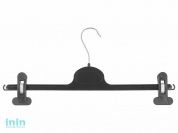 Вешалка брючная №2Р, пластмассовая, черная, 370 х 8 х 170, ЛИТОПЛАСТ