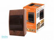 Бокс ЩРН-П-4модуля навесной пластик IP41 "Эко" (бук) TDM