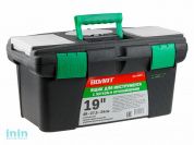 Ящик для инструмента пластмасс. 49x27,5x24 см (19") с лотком и органайз. 20237 ВОЛАТ