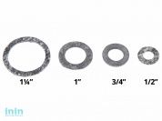 Прокладка паронитовая 1" ПМБ (маслобензостойкий) 30х19 h-2мм (Симтек)
