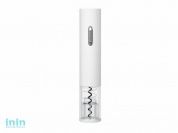 Электроштопор на батарейках, 4,5х23,4 см, белый, QWERTY (батарейки: 4хАА)