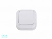 Выключатель 1 клав. (открытый, до 10А) белый, Вариант, Bylectrica (Выключатель одноклавишный для открытой установки Гарантийный срок:24 месяца)