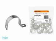 Скоба металлическая однолапковая с внутр. d 25-26 мм (уп 100 шт) TDM