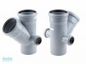 Крестовина двухплоскостная для внутренней канализации 110/110х45/50/50 РосТурПласт (Крестовина 2-х плоскостная110х110х45х50х50)