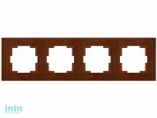 Рамка 4-ая горизонтальная орех, RITA, MUTLUSAN