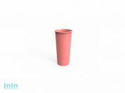 Ваза для цветов Sinty (Синти), коралл, BEROSSI (Изделие из пластмассы, размер: 120х120х240 мм)