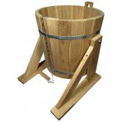 Обливное ведро из дуба 15л М-61