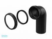 Колено стока, комплект 90/90, Alcaplast (Колено стока, комплект 90/90, Alcaplast)