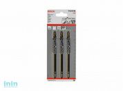 Пилка лобз. по стеклопластику/гипсокартону T340HM BOSCH(3 шт) (пропил прямой, грубый, Carbide Technology, разведенные зубья)