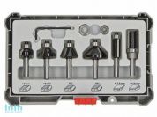 Набор кромочных фрез 8 мм (6шт) BOSCH