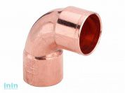 Колено 28х90, медь, под пайку Viega