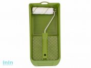 Набор малярного инструмента валик микрофибра 100мм, ванночка COLOR EXPERT (защита древесины)