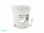 Патрон керамический E27 с держателем TDM (Для комплектации светильников бытового и промышленного исполнеия.)