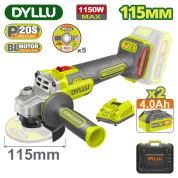 Углошлифмашина аккумуляторная DYLLU DTLAPB522