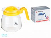 Чайник-кувшин, стеклянный, 1000 мл, Сalor, желтый,  PERFECTO LINEA