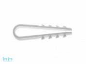 Дюбель-хомут для круглого кабеля 5-10 мм белый (100 шт в пласт. конт.) STARFIX