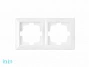 Рамка 2-местная белая, Стиль, Bylectrica (Рамка двухместная белая, Стиль Гарантийный срок:24 месяца)