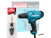 Дрель-шуруповерт MAKITA DF0300X1 в кор. + Отвертка D-58833