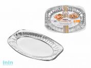 Форма для выпечки алюминиевая, овальная, 3 шт., 42,5х28,5х2,9 см, MARMITON (для запекания, обжарки, хранения и замораживания продуктов)