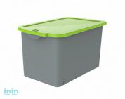 Емкость с крышкой WOW Color, салатный, BEROSSI (Изд. из пластм. Размер 409 * 255 * 248 мм,  15 литров)