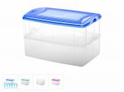 Контейнер пласт. прямоуг. 2х2.2 л, с крышкой, Frigo, DRINA (цвета в ассортименте)
