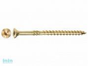 Шуруп конструкционный 6.0х80 по дереву, потай, TORX (10 шт в зип-локе) (STARFIX)