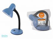 Светильник настольный на основании 60Вт, E27 синий (мягкая упак.) TDM
