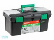 Ящик для инструмента пластмасс. 41х22х19,5 см (16") с лотком и органайз. 20236 ВОЛАТ